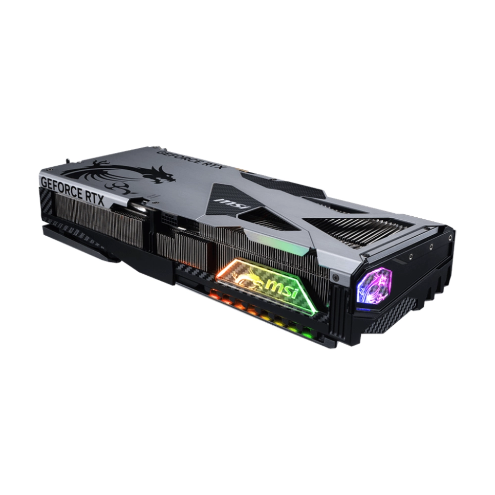 MSI Nvidia Graphic Card RTX 5080 16GB DDR7 Vanguard SOC Launch Edition Triple Fan view 5